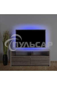 Лента светодиодная с USB коннектором 5 В, 8 мм, IP65, SMD 2835, 60 LED/m, цвет свечения синий