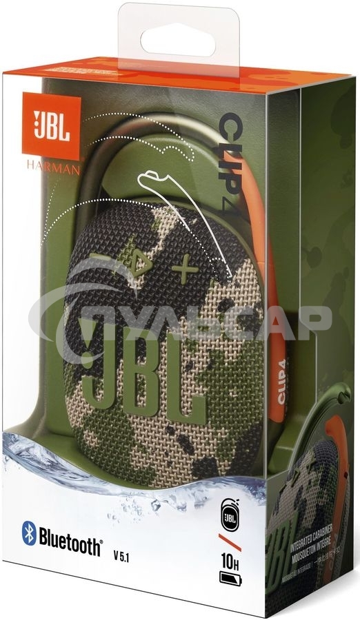Портативная акустическая система JBL CLIP 4, камуфляж