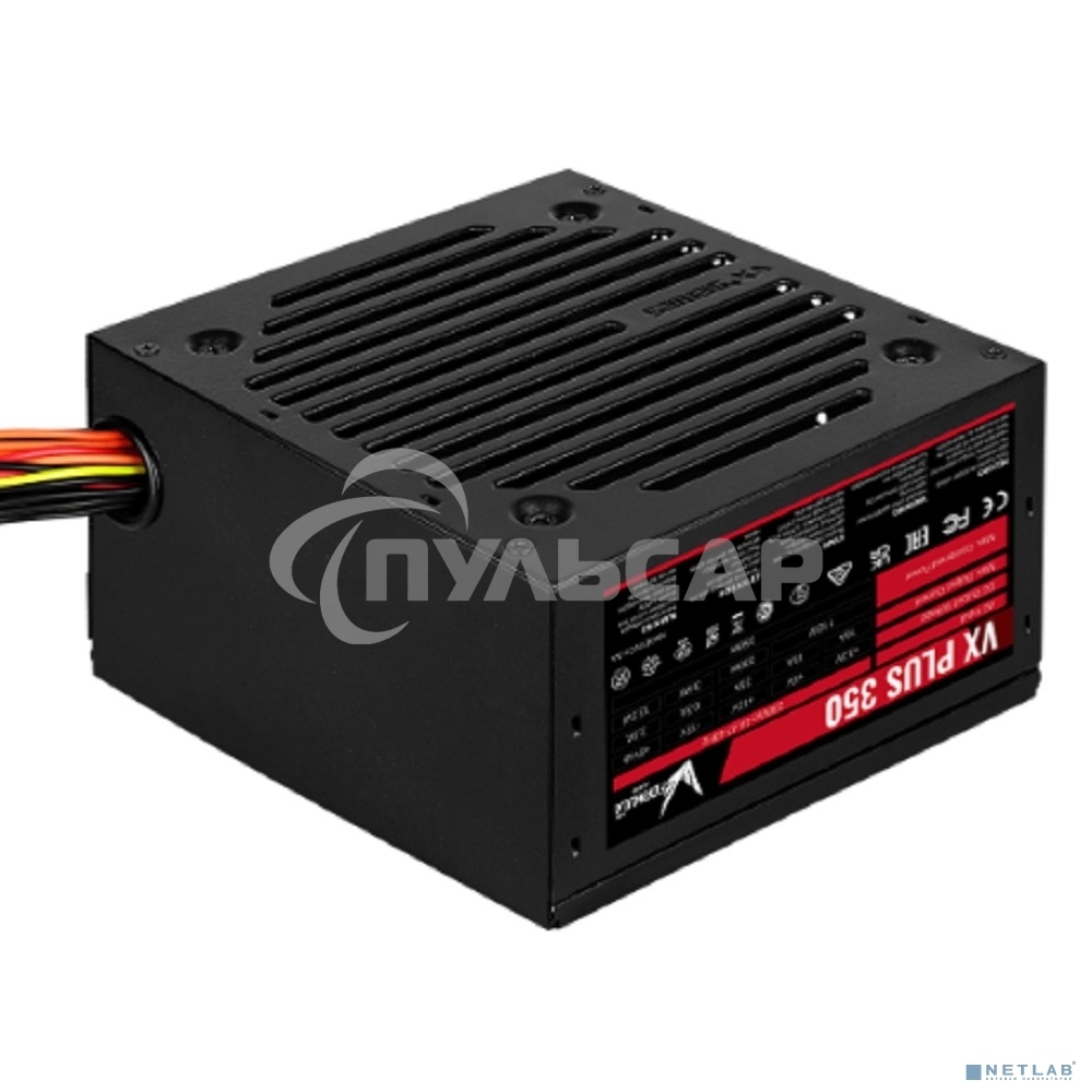 Блок питания Aerocool / Formula VX-350 PLUS, 350Вт, 120мм, черный