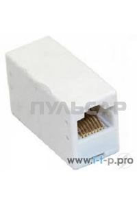 Коннектор проходной адаптер RJ45 Gembird Соединитель RJ-45F/RJ-45F TA350/1