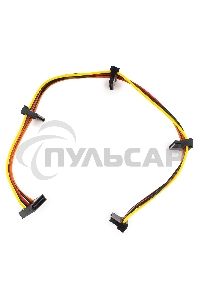 Кабель Cablexpert Кабеля питания SATA, 4x15pin(M)/15pin(F), 40см (CC-SATAMF-03)