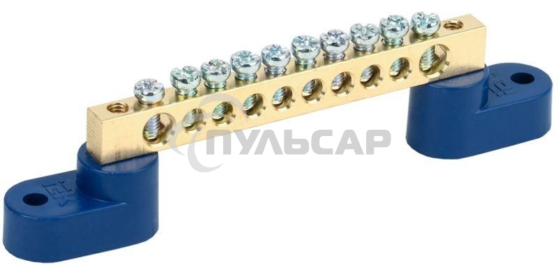 Шина нулевая ШНИ-6х9-10 У2-С на 2-х. угл. изол. ИЭК YNN10-69-10C2-K07