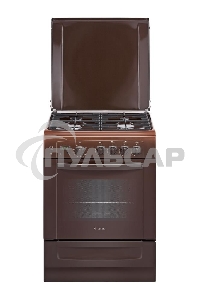 Плита газовая Gefest ПГ 6100-03 0001 коричневый, конфорок 4 шт, духовка 52 л, 60 см x 85 см x 60 см