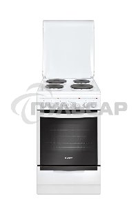Плита электрическая Gefest 5140-02 0037 белый, конфорок 4 электрических, духовка 60 л, 50 см x 85 см x 58.5 см