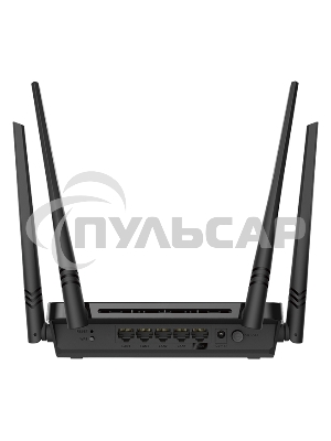 Роутер D-Link DIR-822/RU/E1A, Wireless AC1200 Dual-Band Router with 1 10/100Base-TX WAN port and 4 10/100Base-TX LAN ports.802.11b/g/n compatible, 802.11AC up to 866Mbps,1 10/100Base-TX WAN port, 4 10/100B