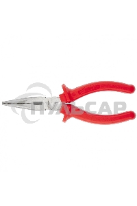 Длинногубцы Matrix Econom, 160 мм, прямые шлифованные, пластмассовые рукоятки