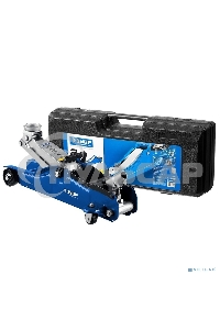 Домкрат ЗУБР 43056-2-Kгидравлический подкатной t35 2т 85-330мм в кейсе профессионал