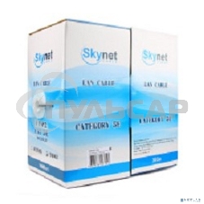 Кабель SkyNet Standart UTP indoor 4x2x0,48, медный, FLUKE TEST, кат.5e, однож., 305 м, box, серый