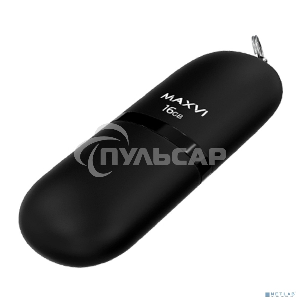 Флешка USB Maxvi SF black (FD16GBUSB20C10SF), 16Gb, USB 2.0, R/W 30/10, черный