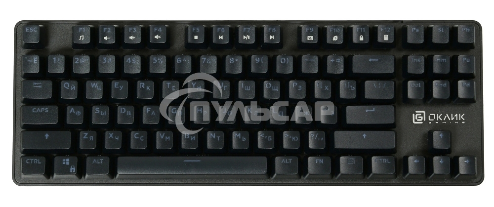 Клавиатура проводная Oklick 969G SHOTGUN, USB, черный