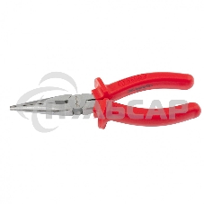 Длинногубцы Matrix Econom, 160 мм, прямые шлифованные, пластмассовые рукоятки