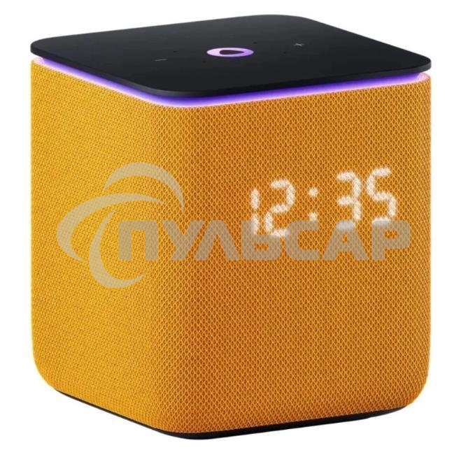 Умная колонка Яндекс Станция Миди, ZigBee, 24Вт, с голосовым ассистентом Алиса на YaGPT, оранжевый