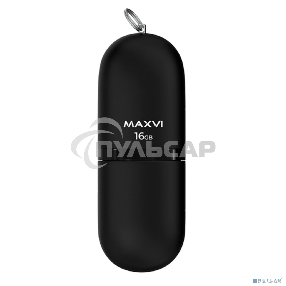 Флешка USB Maxvi SF black (FD16GBUSB20C10SF), 16Gb, USB 2.0, R/W 30/10, черный