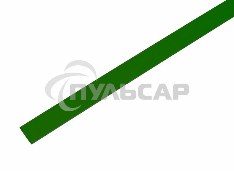 Термоусаживаемая трубка Rexant 9,0/4,5 мм, зеленая, упаковка 50 шт. по 1 м