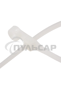 Хомут-стяжкa нейлоновая под винт Rexant 200x4,3 мм, белая, упаковка 100 шт.