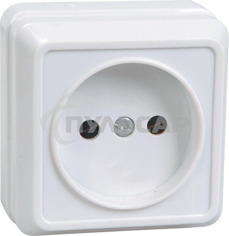 Розетка Iek ERO10-K33-10-DC РС20-2-ОКм 1местн. без з/к 10А откр.уст. ОКТАВА (кремовый)