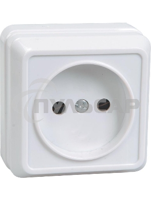 Розетка Iek ERO10-K33-10-DC РС20-2-ОКм 1местн. без з/к 10А откр.уст. ОКТАВА (кремовый)