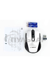 Мышь беспроводная Gembird MUSW-420-4 серебристый, 1600 dpi, радиоканал, USB, кнопки - 4