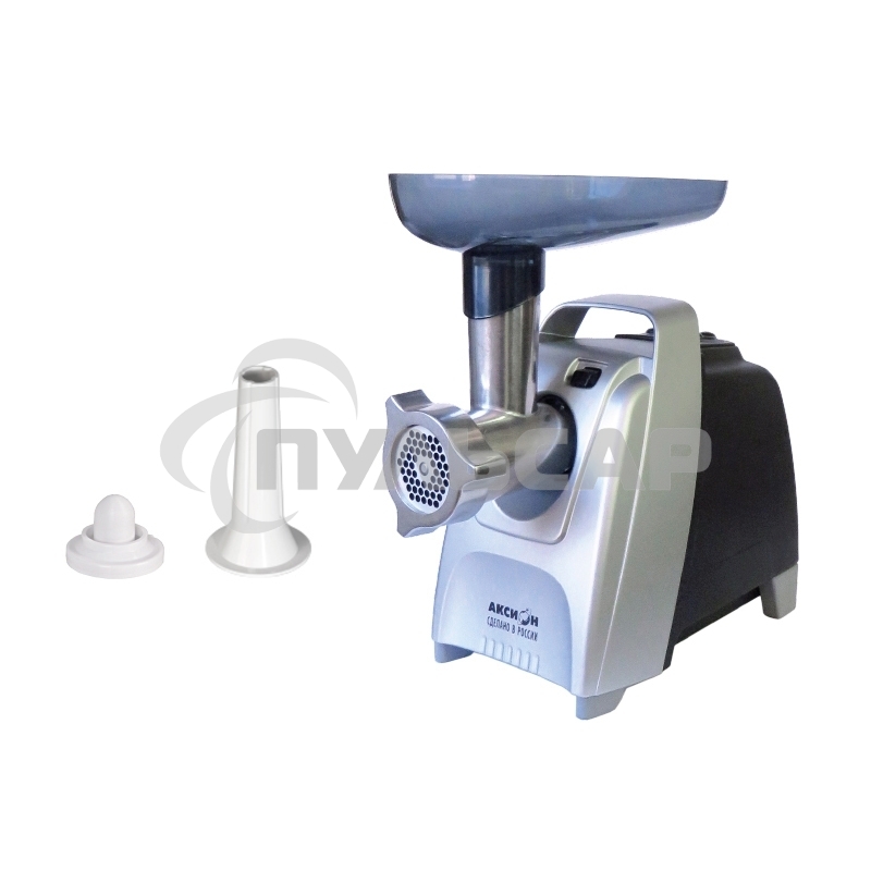 Мясорубка электрическая Аксион М61.01 черно-серебристая