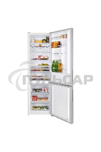 Холодильник Maunfeld MFF200NFBG бежевый двухкамерный 271/106л морозилка снизу, Total No Frost