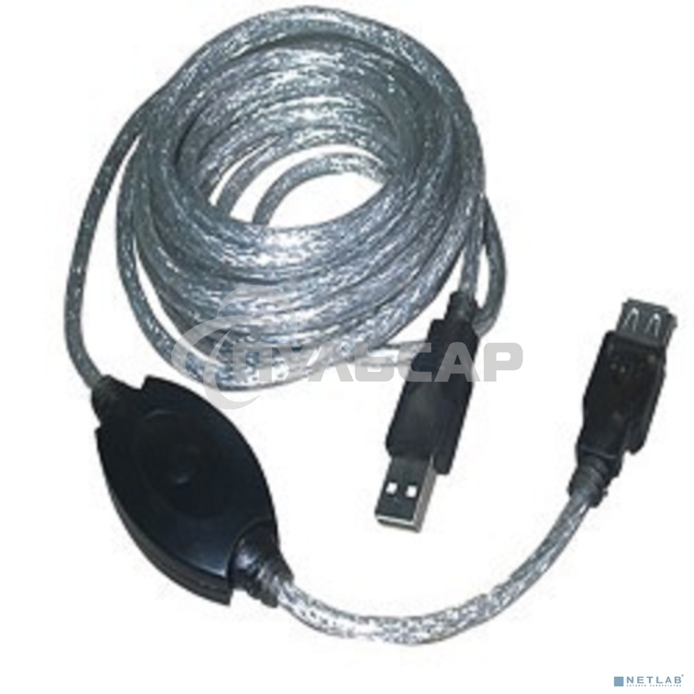 Кабель VCOM VUS7049-15M Кабель-адаптер USB2.0-repeater, удлинительный активный <Am-->Af> 15м