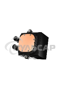 Система охлаждения/ PCCooler DS360 BK (310W, 360мм, LED temp., Black, ARGB Pump/ Fans: 3x120мм, 86.73CFM, 28dBA, 2200RPM/ Pump height 67мм, 28dBA, 3200RPM, Rad thickness 27мм/ S: 1851, 1700, 1200, 20XX, 115X, AM5, AM4)