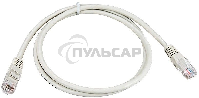 Пaтч-корд U/UTP Rexant, кат.5e, RJ45-RJ45, неэкранированный, PVC серый, 1м