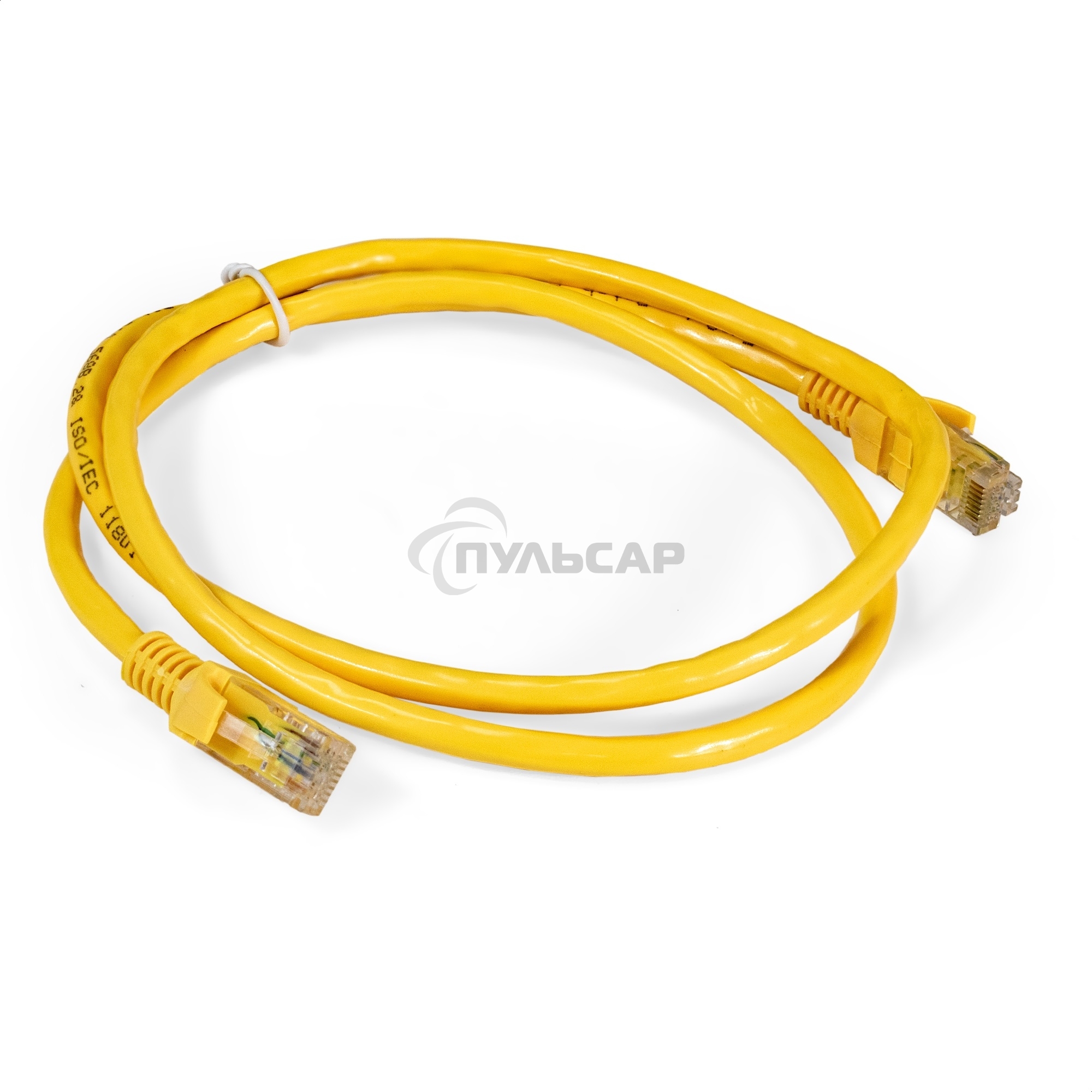 Патч-корд ExeGate UTP-RJ45-RJ45-C6-1M-YL, UTP, cat.6, 1м, желтый