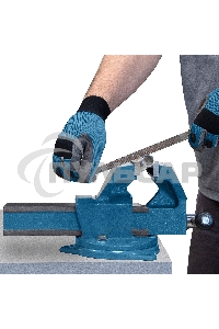 Тиски слесарные, 125 мм, поворотные (Глазов) Россия