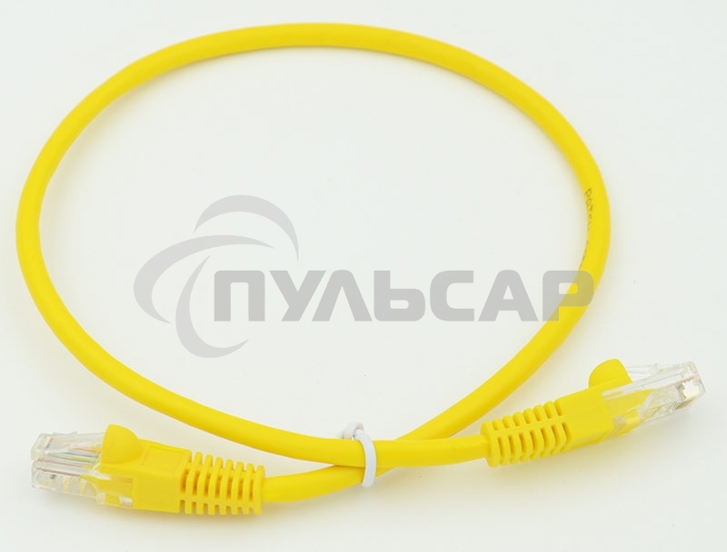 Патч-корд 5E Behpex 0.5m Yellow