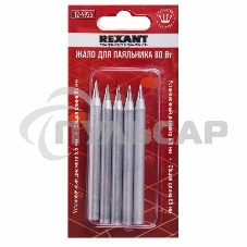Жало для паяльника Rexant 80 Вт, Ø 6.8 мм, тип конус
