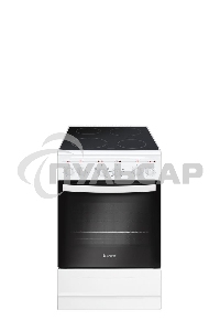 Плита электрическая Gefest 5160-01 0033 белый, конфорок 4 электрических, духовка 55 л, 50 см x 85 см x 58.5 см