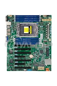 Материнская плата SuperMicro MBD-H12SSL-I-O Intelligent Platform Management Interface, Single AMD EPYC™ 7003/7002 Series Processor, 2TB Registered ECC DDR4 3200MHz SDRAM in 8 DIMMs,5 PCI-E 4.0 x16,2 PCI-E 4.0 x8,8 SATA3, 2 M.2