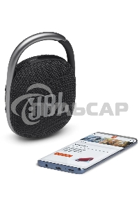 Портативная акустическая система JBL CLIP 4, черный