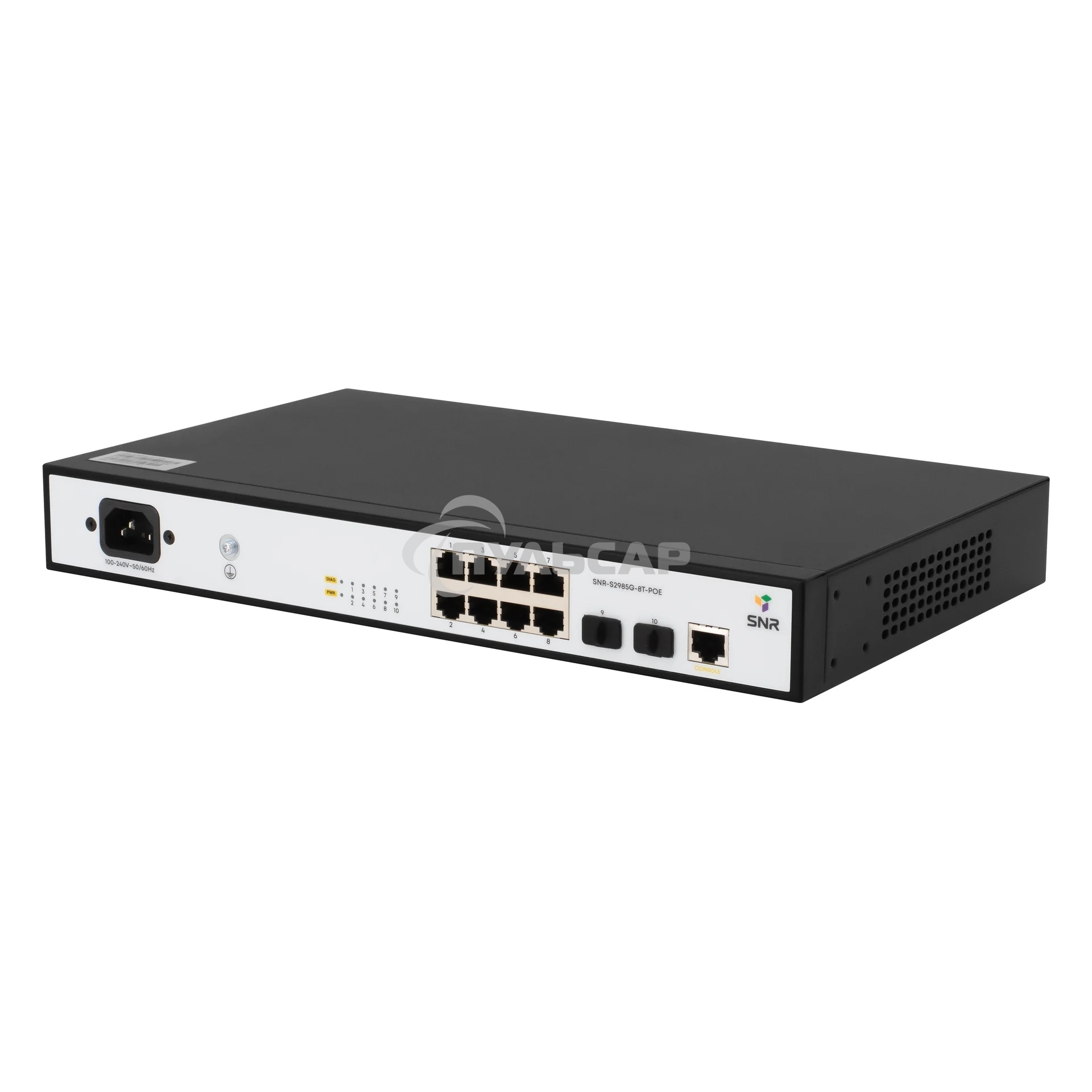 Коммутатор SNR SNR-S2985G-8T-POE, 1Gbит/с, количество портов 8 шт, (L2)