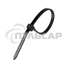 Стяжка нейлоновая Exegate EX253852RUS неоткрывающаяся CV-200B, 200мм, упак. 100шт черная