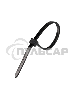 Стяжка нейлоновая Exegate EX253852RUS неоткрывающаяся CV-200B, 200мм, упак. 100шт черная