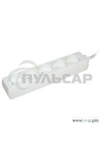 Удлинитель Iek WYP10-06-05-05-N У5 5 мест 2Р/5метров 2х0.75мм2 10А/250 IEK