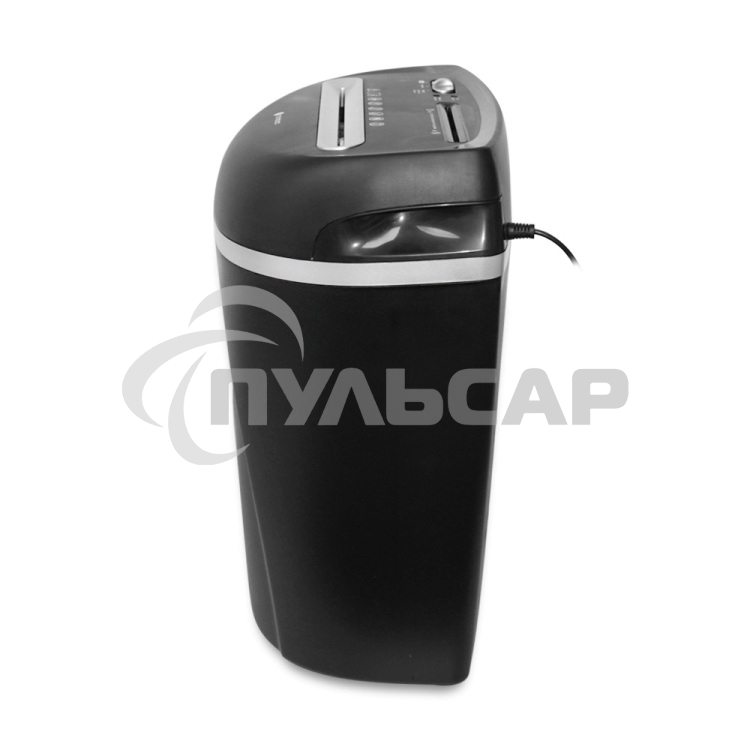 Шредер ГЕЛЕОС Уничтожитель документов УП23-4 DIN P-4 (4 ур-нь секр.), фрагмент 3,9х35мм, 14-16 лист (70г/м2), CD/пл.карты/скрепки/скобы, 23 л.