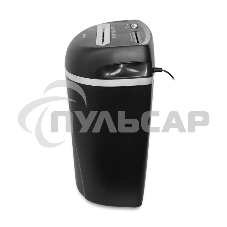 Шредер ГЕЛЕОС Уничтожитель документов УП23-4 DIN P-4 (4 ур-нь секр.), фрагмент 3,9х35мм, 14-16 лист (70г/м2), CD/пл.карты/скрепки/скобы, 23 л.