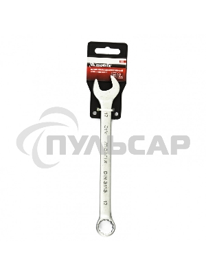 Ключ Matrix комбинированный, 17 мм, CrV, матовый хром