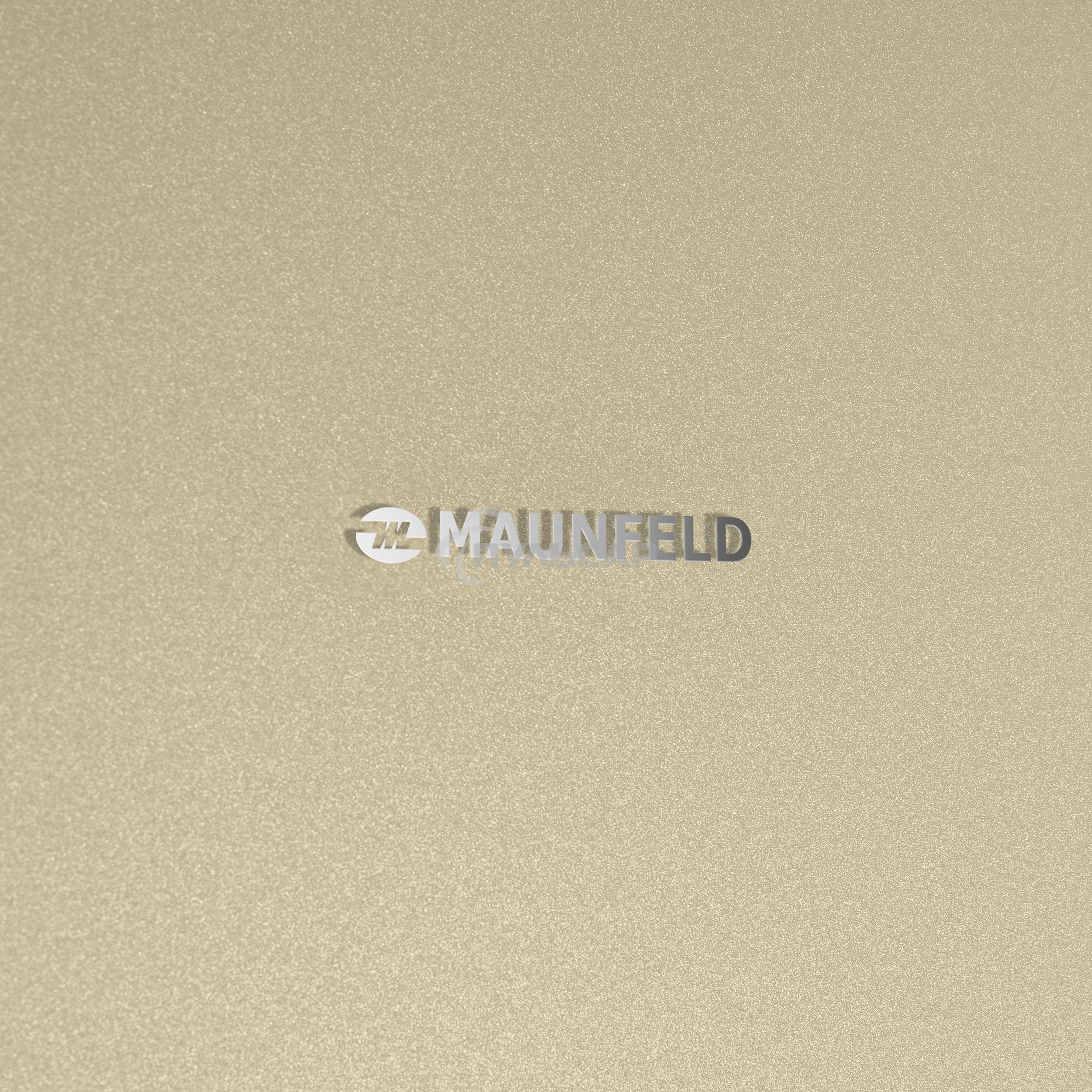 Холодильник Maunfeld MFF200NFBG бежевый двухкамерный 271/106л морозилка снизу, Total No Frost