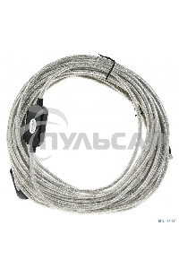 Кабель удлинитель Aopen активный ACU823-15M, USB2.0-repeater AM/AF 15м