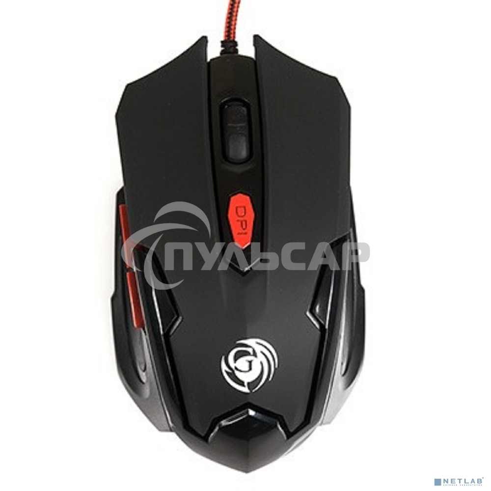 Мышь проводная Dialog Gan-Kata MGK-10U черный, 2400 dpi, USB, кнопки - 6