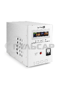 Стабилизатор напряжения ExeGate Expert Turbo AST-15000 (15000ВА, вход 80-260В, цветной дисплей, выход 220В±8%, КПД 98%, 5 уровней защиты, задержка, усиленный метал. корпус, клем.колодка, RTL)