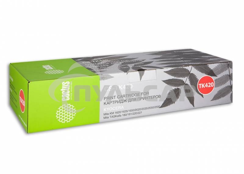 Картридж лазерный Cactus CS-TK420 черный (15000 стр.) для Kyocera Mita KM 1620/1635/1650/2020