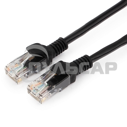 Патч-корд UTP Cablexpert кат.5e, 2м, литой, многожильный черный