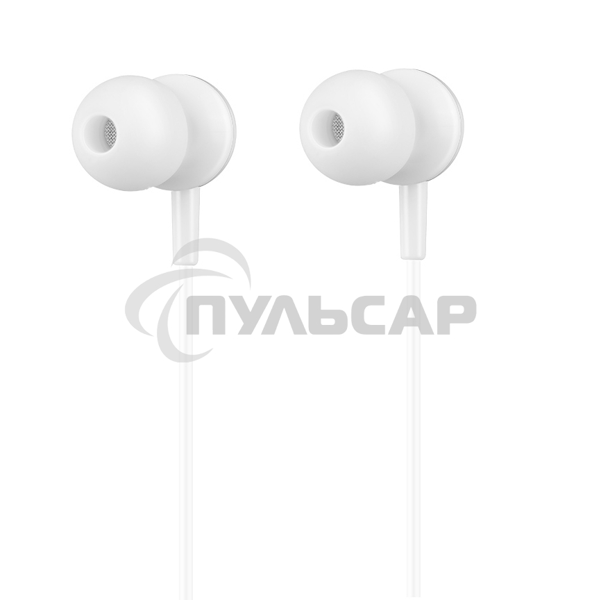 Проводные наушники-вставки с микрофоном Hoco M14 белый