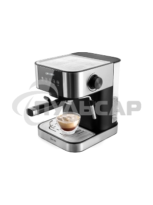 Кофеварка рожковая Centek CT-1164 серебристый, исп. кофе - молотый, 1.5 л, 1150 Вт, 15 бар