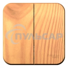 Выключатель 2-кл. ОП BLANCA (сх.5) 10А 250В изол. пласт. ясень SchE BLNVA105015